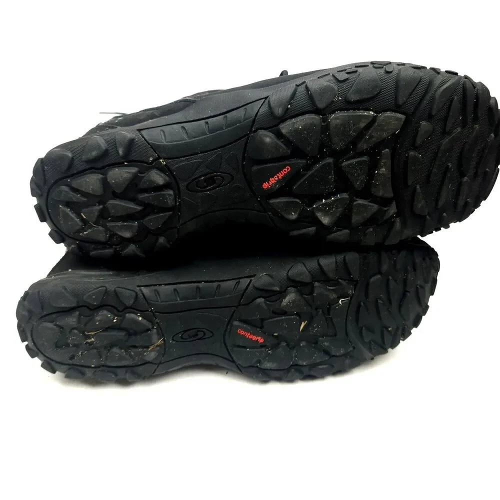 Salomon Snowtrip Black Thinsulate 200 Gram Waterproof Boots Mens Size 14